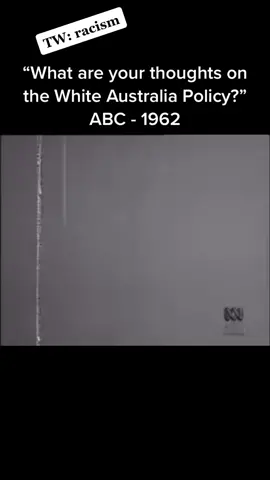 Thoughts of city goers on the White Australia Policy - ABC - 1962 #History #racism #australianhistory #auspol