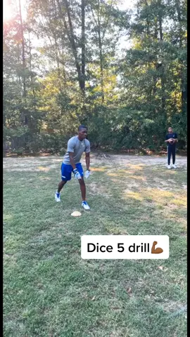 Dice 5 drill😁 #TeamUSATryout #foryou #fy #viral #football #CollegeFootball #widereceivertraining