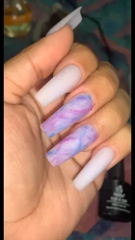 SHITTIN ON EM ‼️ not even a year in the nail game 💪🏽 #orlando #orlandonails #nails #polygel #mattenails #watercolornails #polygelnails #nailtutorial