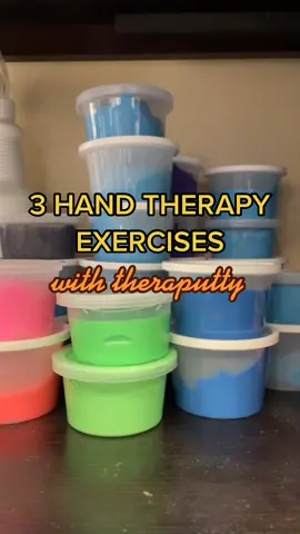 Theraputty for hand and finger strengthening #occupationaltherapy #handtherapy #rehab
