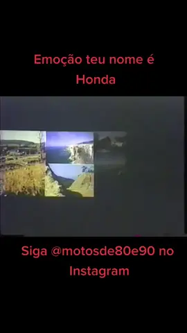 Emoção teu nome é Honda. #hondamotos #hondawayoflife #motosantigas #anos80