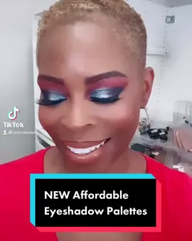 These NEW @sheglam palettes are fire!! LISTEN - $7 each. 😱  #boldcolors #makeup #wocmakeup #blackwomenover50 @shein_official