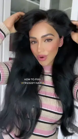 Frizzy hair?✨ Let’s fix it💖 #realstruggle #hairtransformation #hairtok #tipsandtricks #fyp