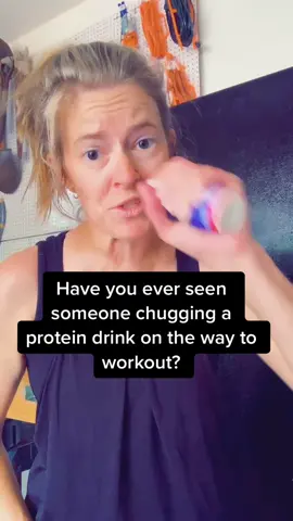 Chugging protein right before exercise doesn’t work. Here’s a #Hydration order that works for most. #runningcoach #virtualrunnercoach #drinkwaternow