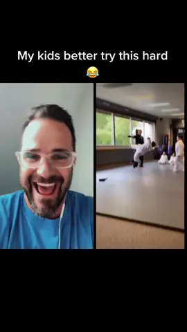 #duet with @ashleyogimaabiik51 not making fun of at all.  Just love his determination.  #determination #fypシ #karate