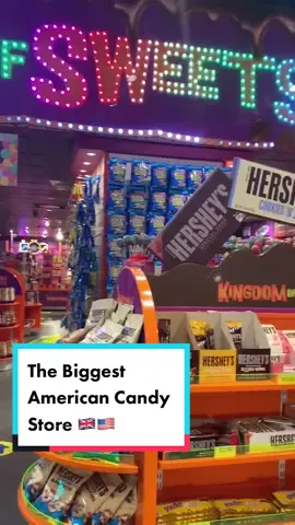 The Biggest American candy store in London 🇬🇧 sheeeeeesh I could’ve spent hours here #american #british #candy #tastetest #foryou #foryoupage