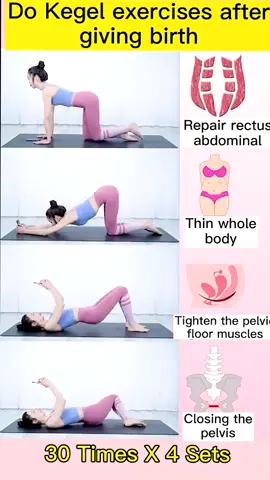 Do Kegel exercises after giving birth#ClassOf2021 #foryou #yogagirl #yogapose #yogalove #thin #Fitness #fyp