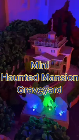 Some Grim Grinning Ghosts have come to Mini Disneyland! #MiniDisneyland #Disney #Disneyland #Mini #Model #HauntedMansion #Graveyard #Miniature #Ghost