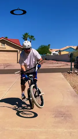Great day riding my bike. Old school BMX slider barspin. #family #4u #bmx #og