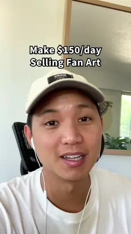 How to sell official fan art online 🎨💰#sidehustle #passiveincome #artist #sellartonline #redbubble