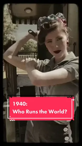 Girls! #1940sfashion #LearnOnTikTok  #1940shair #1940s #1940smakeup #1940sstyle #fyp