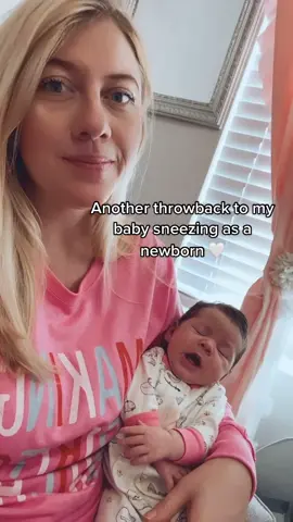 Snatiation: Uncontrollable bursts of sneezes from a full stomach #babytiktok #mybaby #babysneezes