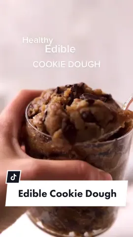 Eating cookie dough is so underrated 🥲 #cookiedough #healthydessert #veganfood #glutenfree
