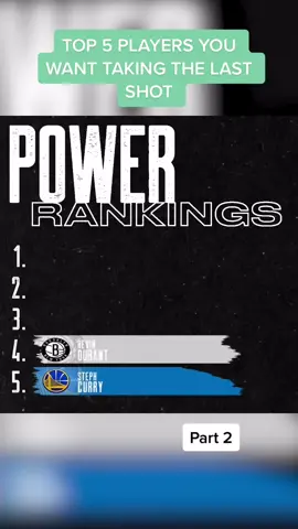 Top 5 clutch players (part 2) #thegameday #kyrie #lebron #foryoupage #NBA #top5