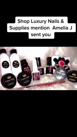 Follow @luxurynailandsupplies and @touchedbyamelia on IG  #nailtech #nailvideos #nailsupplies #brandambassador pr packages was full😳😊🥰🙌🏾