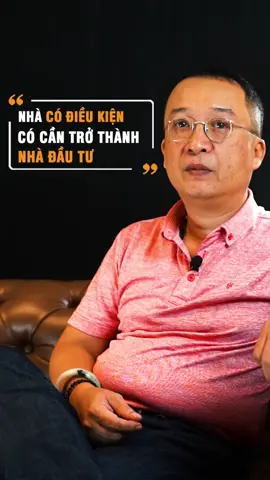Nhà có điều kiện có cần trở thành nhà đầu tư không? #dautu #airtertain #daututaichinh