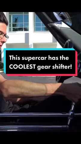 The exposed aluminum shifter is such a classy touch on the Spyker C8 #cartok #supercar #tiktokcars #fypシ #foryou #supercars