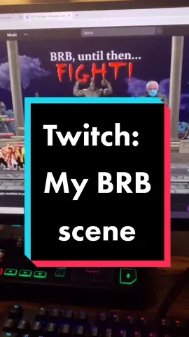 Keep your viewers engaged while you're away #twitch #brb #obsstudio #streamingtips #twitchtok #90sthrowback