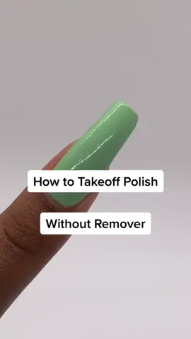 Sometimes you run out of remover. You won’t believe the results. #nailpolish #nailpolishremover #manicure #nailhack #PerfectAsWeAre #foryoupage