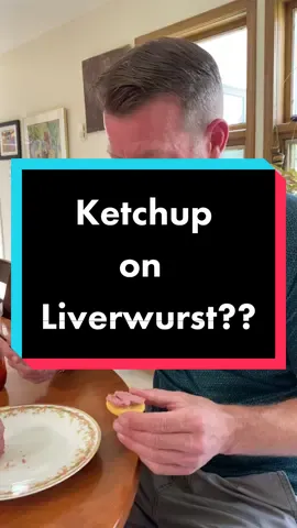 Ketchup on Liverwurst??? #trythis #ketchup #liverwurst #tastetest #ketchuponliverwurst #liver #clonedsim