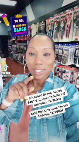 Black beauty supply stores in Texas! WE LOVE TO SEE IT!! Repost : @bpolishedbeautysupply #blackowned #buyblack #rootingforeverybodyblack