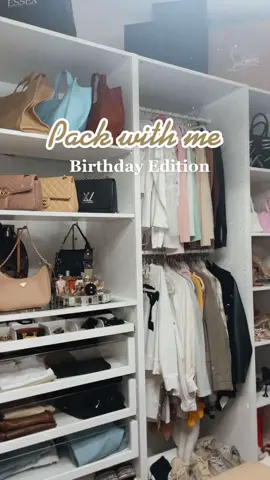 Help me pack for my birthday trip! #bday #birthday #bdaytrip #packwithme #Vlog #dailyvlog #fashion #luxury #designer #buckhead #travel