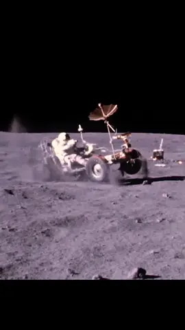 NASA's Apollo 16 mission where astronauts were driving on the Moon with the Lunar Rover Vehicle. Credit: NASA @deepskydude #apollo16 #nasa #moon
