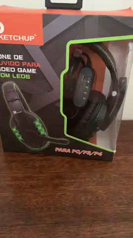 Fone de Ouvido Gamer Headset Para PC/PS4/PS3/Notebook. Iluminação em led quando o headset estiver ligado. #headsetgamer #game #fonedeouvido