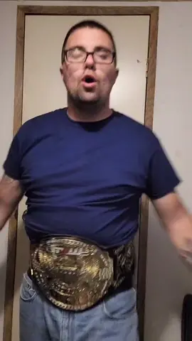 My wrestling belt collection, let me see yours #wrestlingtiktok  #wwettfam