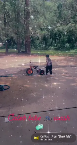 When your 4 year old has more work ethic than most men 🧼 he gets it from his daddy💪🏿 #florida #family #fypシ#kidstiktok #bikewash #creatingrealmen