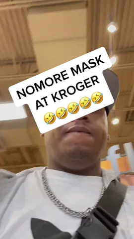 Kroger said nomore masks on there loud speaker. Now everybody breathing air again 😷 #tiktok #viral #fypシ