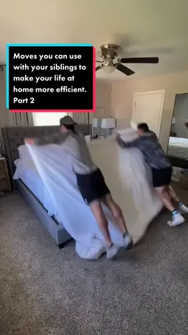 Moves you can use with your siblings to make your life at home more efficient. Part 2 @caleblabelle1