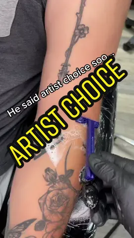He said artist choice sooo… @_padgett_ #AdultSwim #tattoo #tatawon #adultswimbump #tattok #inkedtok #foryou #tattooshop @adultswim