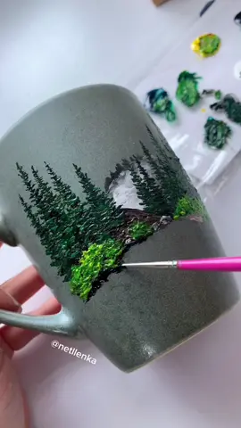 💚 #paintwithme #процессрисования #drawinghands #paintingtutorial #custompaint #рисуюприроду #малюю