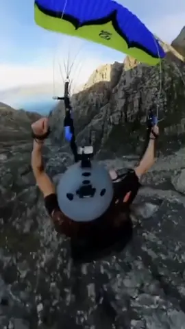 Through The Rocky Roads 🏔 (🎥: @extreme.sports ) #fyp #foryourpage #viral #trending #extreme #extremesports #thrill #skydiving #paragliding #glidding