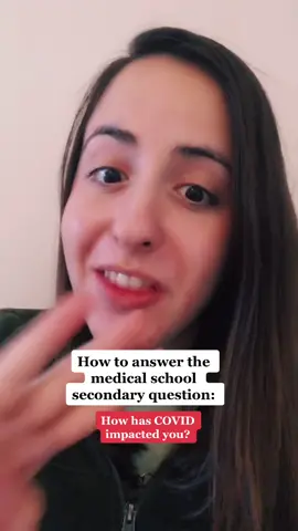 Leave any secondary questions you want me to cover below! #premed #premedadvice #premedstudent