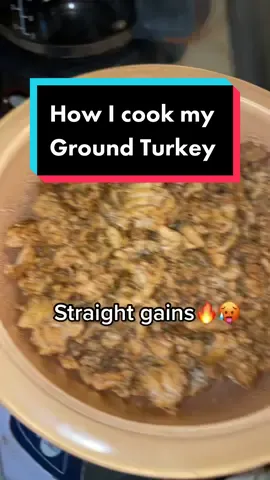 This is how I make my Ground Turkey taste AMAZING🔥💪🏼 #Fitness #gym #Recipe #fyp #viral #cooking