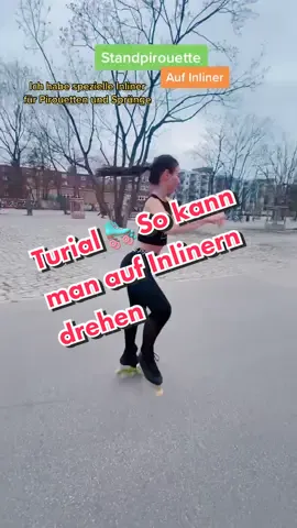 🛼Standpirouette auf Inlinern - Kurz erklärt! Gedreht wird zwischen Stopper und erster Rolle #lernenmittiktok #lernenmitpatriciaonice #inlinerfahren