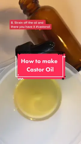 #howtomake #castoroil  #oldways #castorbeans #dietitiancooking #natural #skincare #haircare #remedy