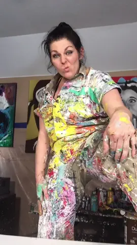 Covering up a  flying pig I wasn’t fond of #djofart #artistwithattitude