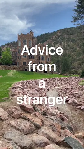 advice from a stranger, I hope this message spreads ♥️