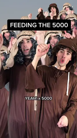 Feeding the 5000 #comedy #bible #jesus #fyp