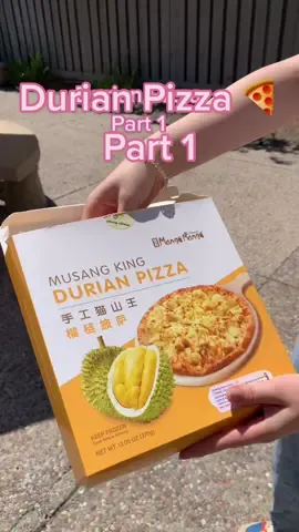 Durian Pizza Part 1! #pizza #pizzalover #durian #asiansnacks #durianfruit #duriandurian #durian #pizzaparty #tiktokmademebuyit