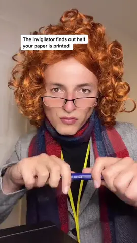 Barbara needs to make sure every paper is printed correctly! #School #POV