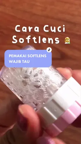 Buat yang udah pake softlens, udah tau ada alat cuci softlens belum? 😳 #IniGayaGue #SamaSamaBelajar