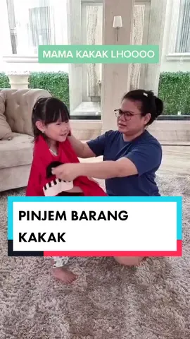 siapa yang suka main ambil barang kakaknya? jangan lupa izin ya!👍👍 IG @rensia_sanvira #parentsoftiktok #parentingtips #parentinghacks