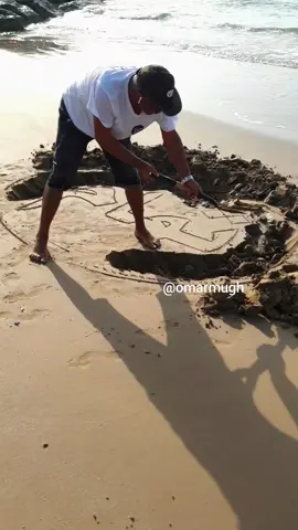 #تمام #كتابة_اسماء_بالرمل #كتابة_على_الرمل #فن #نحت #ماشاءالله #فلسطين #الاردن #العراق #السعودية #الامارات #مصر