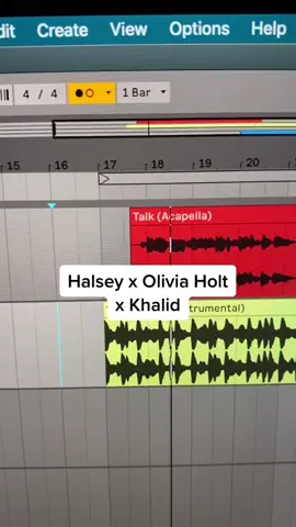 This combo tho 🔥🤯 #halsey x @olivia_holt x #khalid #next #olivianext #shakeyourcake #mashup