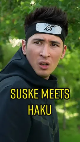 Suske meets Haku #anime #naruto #sasuke #haku #sus #manga #fy