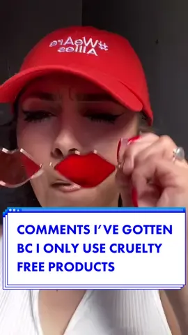 Never here to judge or shame! Just want to spread awareness 🐰 #iCarlyAffirmation #realizations #omgjuststfu #cfbeauty #crueltyfreebeautyproducts